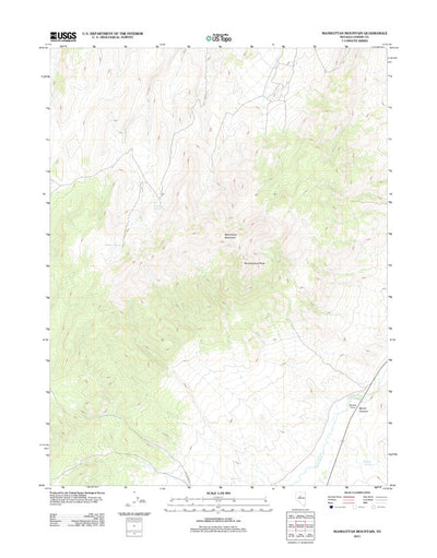 Manhattan Mountain, NV (2011, 24000-Scale) Preview 1
