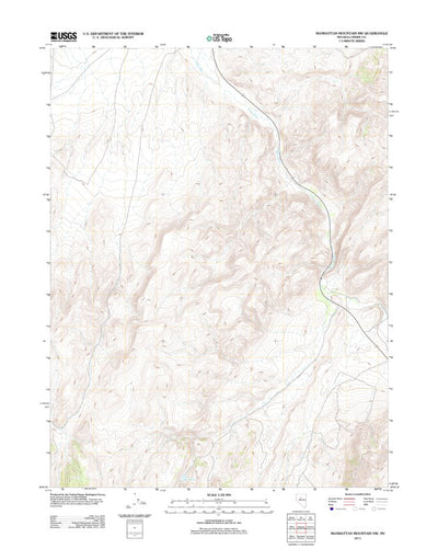 Manhattan Mountain NW, NV (2011, 24000-Scale) Preview 1