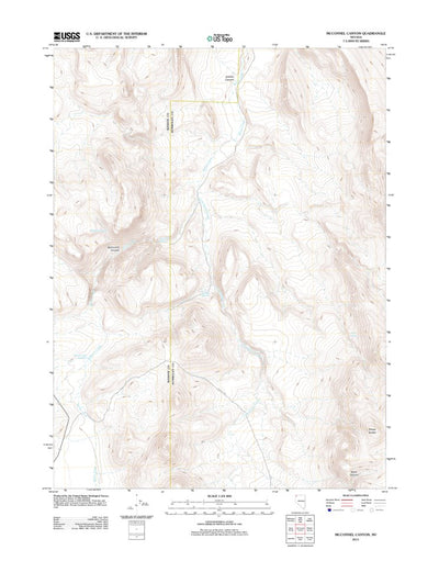 Mcconnel Canyon, NV (2011, 24000-Scale) Preview 1