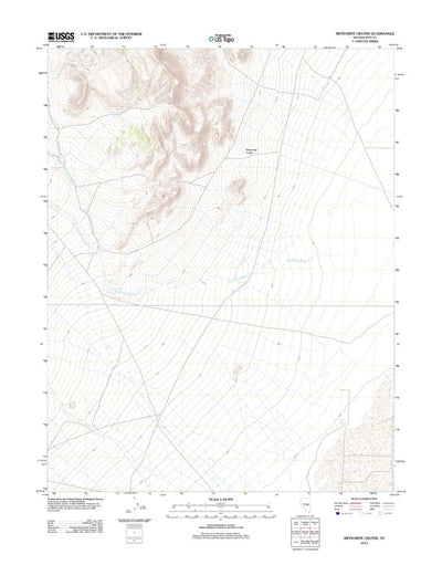 Meteorite Crater, NV (2012, 24000-Scale) Preview 1