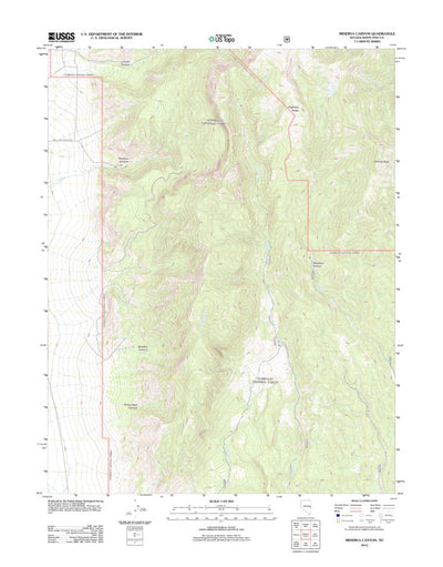 Minerva Canyon, NV (2012, 24000-Scale) Preview 1