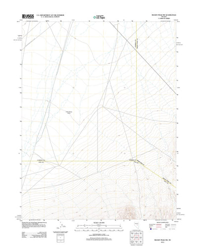 Moody Peak NW, NV (2012, 24000-Scale) Preview 1