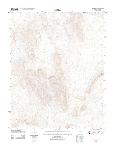 Muddy Peak, NV (2012, 24000-Scale) Preview 1