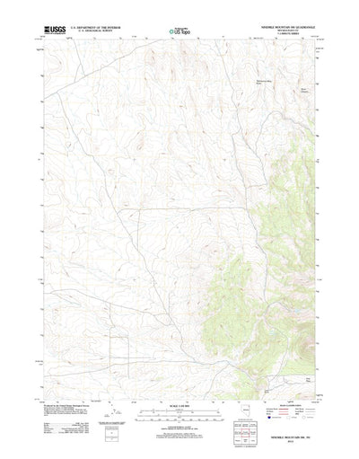 Ninemile Mountain SW, NV (2012, 24000-Scale) Preview 1