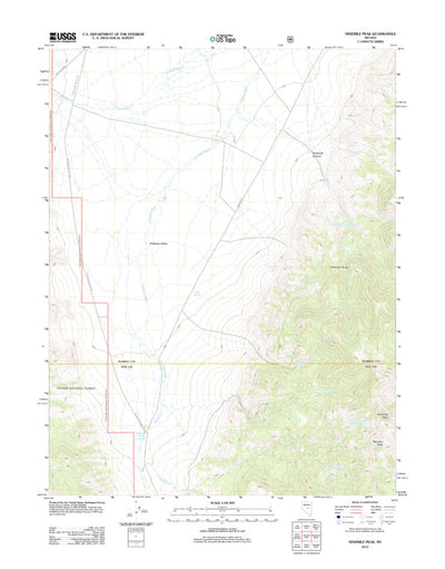 Ninemile Peak, NV (2012, 24000-Scale) Preview 1