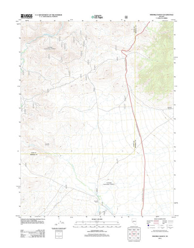 Ninemile Ranch, NV (2011, 24000-Scale) Preview 1