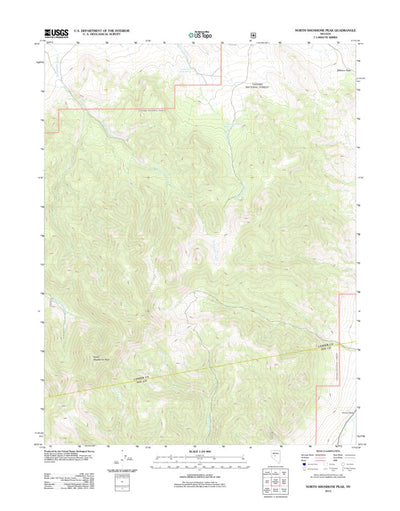 North Shoshone Peak, NV (2012, 24000-Scale) Preview 1