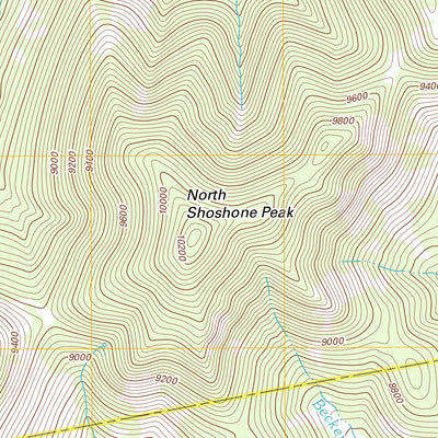 North Shoshone Peak, NV (2012, 24000-Scale) Preview 3