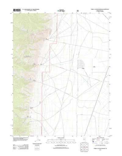 Pablo Canyon Ranch, NV (2011, 24000-Scale) Preview 1