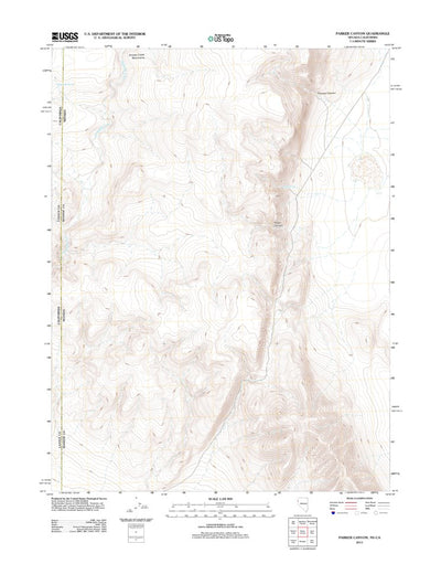 Parker Canyon, NV-CA (2011, 24000-Scale) Preview 1
