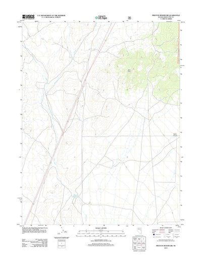 Preston Reservoir, NV (2012, 24000-Scale) Preview 1
