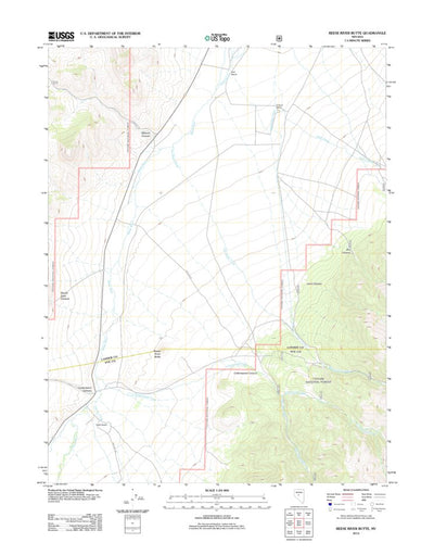 Reese River Butte, NV (2012, 24000-Scale) Preview 1
