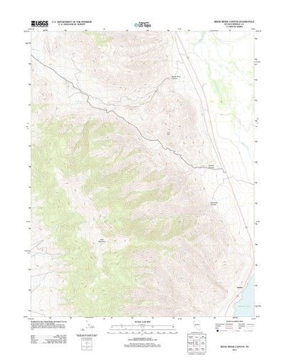 Reese River Canyon, NV (2011, 24000-Scale) Preview 1
