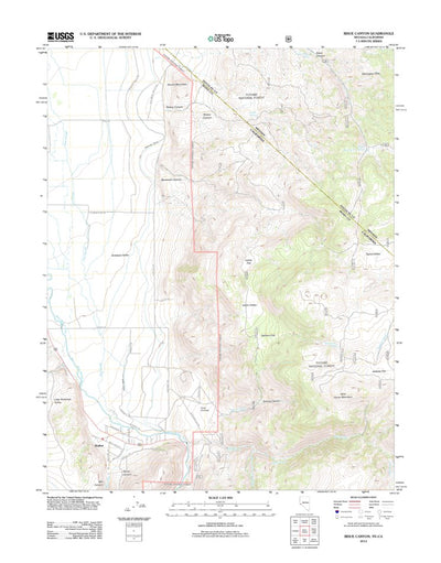 Risue Canyon, NV-CA (2012, 24000-Scale) Preview 1