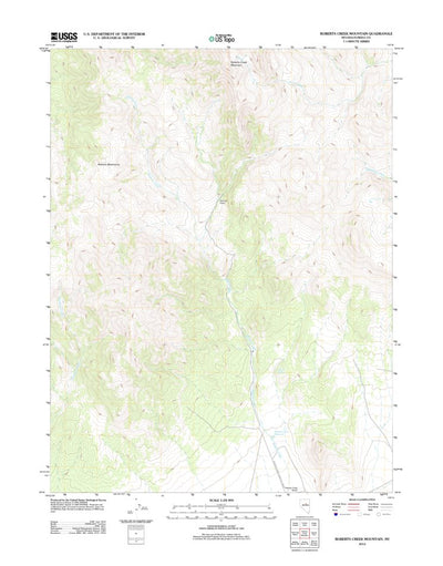 Roberts Creek Mountain, NV (2012, 24000-Scale) Preview 1