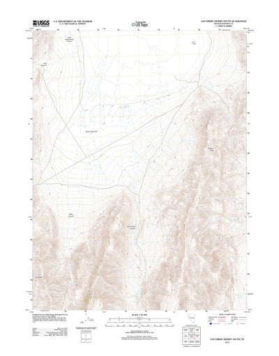 San Emidio Desert South, NV (2011, 24000-Scale) Preview 1