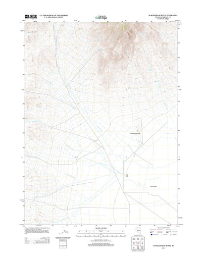 Schoolhouse Butte, NV (2011, 24000-Scale) Preview 1