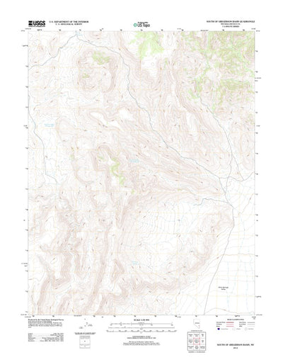 South Of Gregerson Basin, NV (2012, 24000-Scale) Preview 1