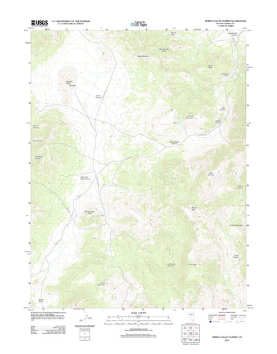 Spring Valley Summit, NV (2012, 24000-Scale) Preview 1