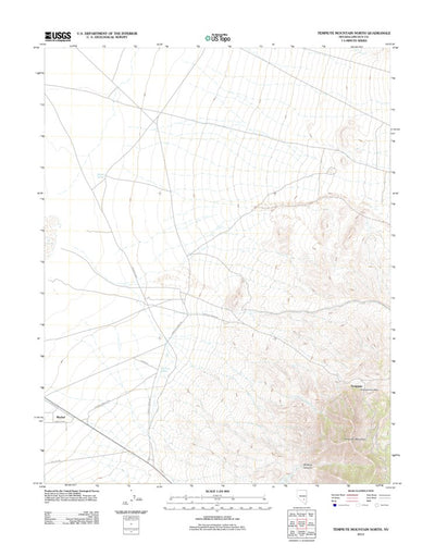 Tempiute Mountain North, NV (2012, 24000-Scale) Preview 1