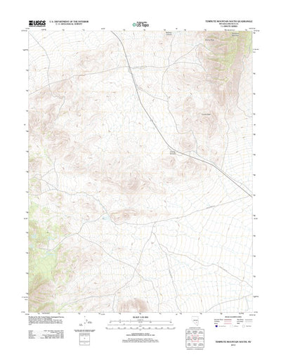 Tempiute Mountain South, NV (2012, 24000-Scale) Preview 1