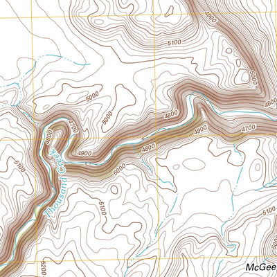 Thousand Creek Gorge, NV-OR (2011, 24000-Scale) Preview 3