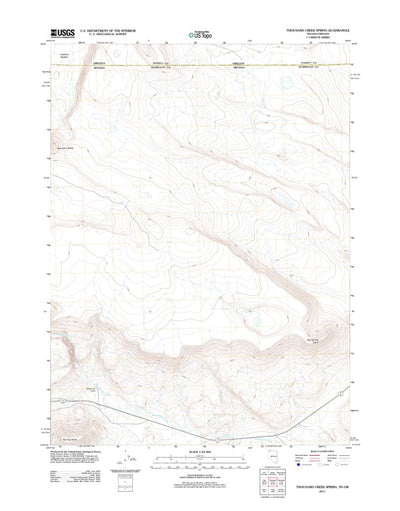 Thousand Creek Spring, NV-OR (2011, 24000-Scale) Preview 1