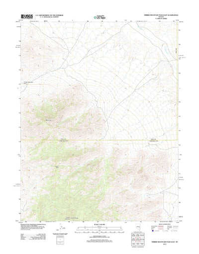Timber Mountain Pass East, NV (2012, 24000-Scale) Preview 1