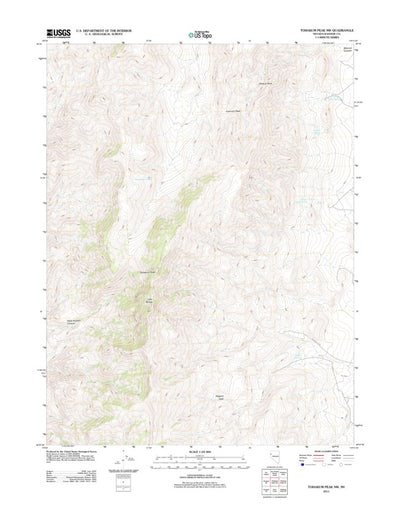 Tohakum Peak NW, NV (2011, 24000-Scale) Preview 1