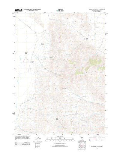 Vicksburg Canyon, NV (2011, 24000-Scale) Preview 1