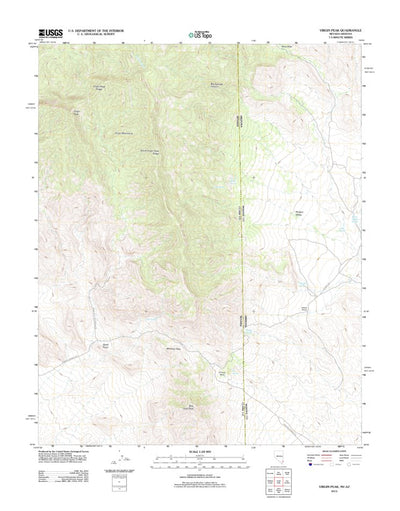 Virgin Peak, NV-AZ (2012, 24000-Scale) Preview 1