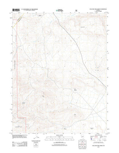Volcanic Hills West, NV (2012, 24000-Scale) Preview 1
