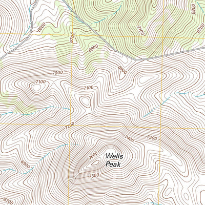 Wells Peak, NV (2012, 24000-Scale) Preview 2