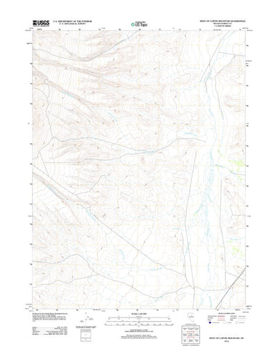 West Of Coffin Mountain, NV (2012, 24000-Scale) Preview 1
