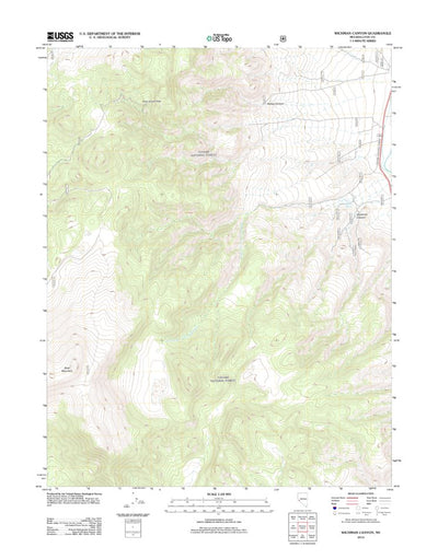 Wichman Canyon, NV (2012, 24000-Scale) Preview 1