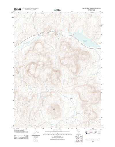 Willow Creek Reservoir, NV (2012, 24000-Scale) Preview 1