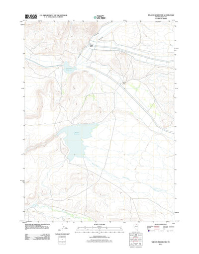 Wilson Reservoir, NV (2012, 24000-Scale) Preview 1