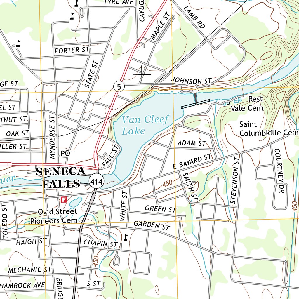 Seneca Falls, NY (2013, 24000-Scale) Map by United States Geological ...
