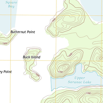 Upper Saranac Lake, NY (2013, 24000-Scale) Preview 2