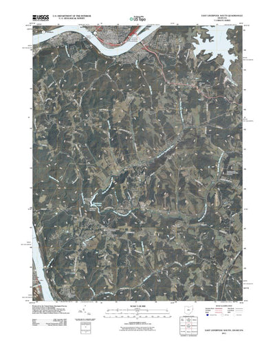 East Liverpool South, OH-WV-PA (2011, 24000-Scale) Preview 1