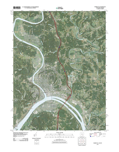 Marietta, OH-WV (2011, 24000-Scale) Preview 1
