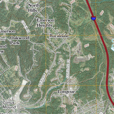 Marietta, OH-WV (2011, 24000-Scale) Preview 2