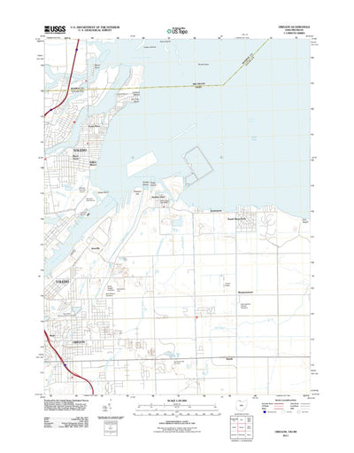 Oregon, OH-MI (2011, 24000-Scale) Preview 1