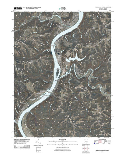 Powhatan Point, OH-WV (2011, 24000-Scale) Preview 1