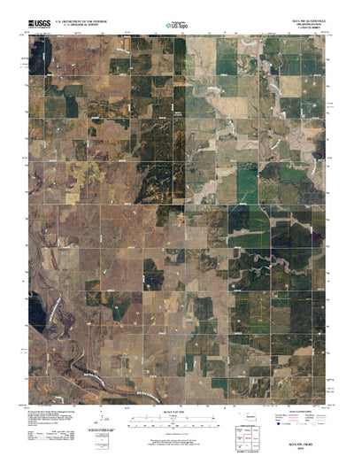 Alva NW, OK-KS (2010, 24000-Scale) Preview 1