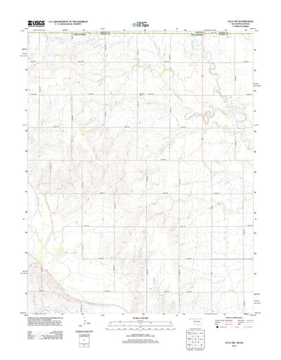 Alva NW, OK-KS (2012, 24000-Scale) Preview 1