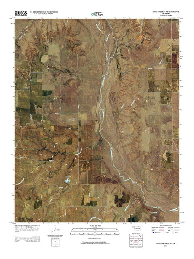 Antelope Hills NE, OK (2010, 24000-Scale) Preview 1