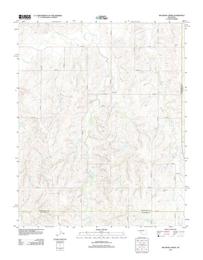 Big Kiowa Creek, OK (2012, 24000-Scale) Preview 1