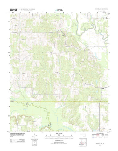 Boswell NW, OK (2012, 24000-Scale) Preview 1