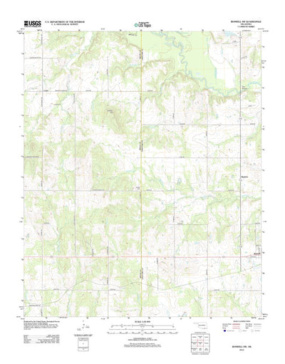 Boswell SW, OK (2012, 24000-Scale) Preview 1